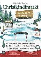 Logo Osterhofener Christkindlmarkt mit Adventssingen