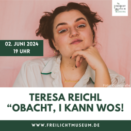 Banner Obacht, i kann wos! - Kabarett mit Teresa Reichl