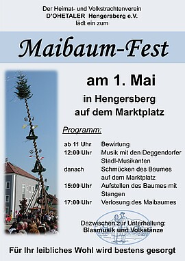 Banner Maibaum-Fest Hengersberg