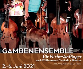 Banner Gambenensemble für Nicht-Anfänger