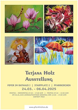 Banner Ausstellung von Tatjana Holz