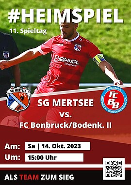 Banner SG Mertsee - FC Bonbruck/Bodenk. II