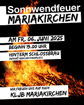 Banner Sonnwendfeuer (06. Juni, Mariakirchen)