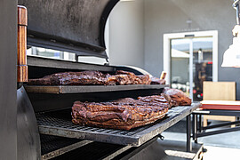 Banner Land.Luft auf dem Arnstorfer Mittelalterfest 