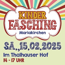 Banner Kinderfasching in Thalhausen