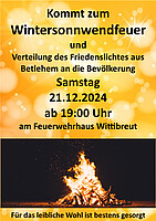 Logo Wintersonnwendfeuer FF Wittibreut