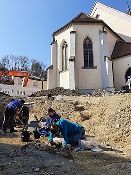 Banner Vortrag "Geschichte in Scherben - Archäologie der Landauer Altstadt"