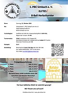Logo 8-Ball Poolbillard Herbstturnier 2026