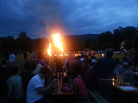 Banner Sonnwendfeuer