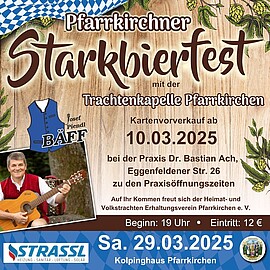 Banner Starkbierfest 2025 Pfarrkirchen
