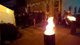 Banner Feier in den Advent