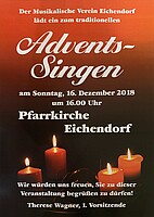 Logo Adventssingen des Musikalischen Vereins in der Pfarrkirche Eichendorf