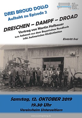 Banner DRESCHEN DAMPF DROAD