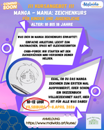 Logo Manga - Mania: Zeichenkurs für Kinder und Jugendliche