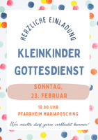 Logo Faschings - Kleinkindergottesdienst