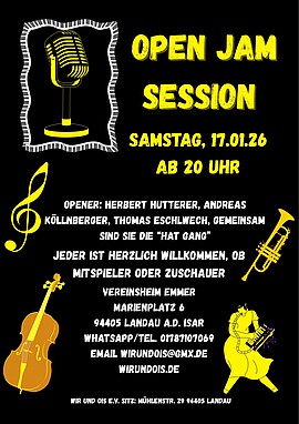Banner Open Jam Session