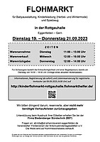 Logo Flohmarkt für Kindersachen (Herbst- und Wintermode)