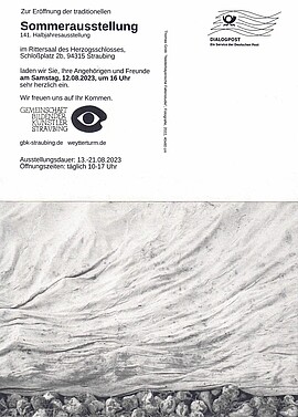 Banner Sommerausstellung der Gemeinschaft Bildender Künstler 