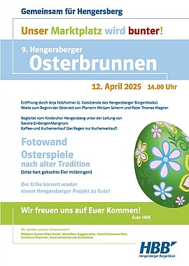 Banner 9. Hengersberger Osterbrunnenfest