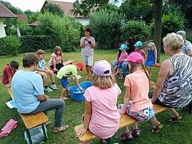 Banner Gartenzwerge Treffen Juni