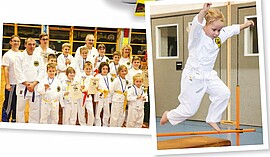 Banner Karate Neueinsteigerkurs für Kinder 5-8 Jahre