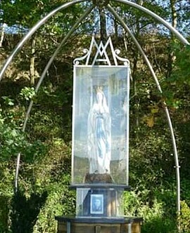 Banner Maiandacht Schwarzwöhr, einsingen 18.15 Uhr