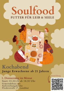 Banner Soulfood - Leib und Seele zusammenbringen