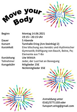 Banner Move your Body