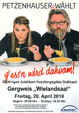Banner Kabarettabend mit Petzenhauser & Wählt