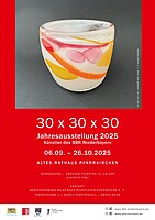 Logo 30 x 30 x 30 - Jahresausstellung 2025