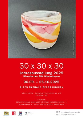 Banner 30 x 30 x 30 - Jahresausstellung 2025