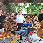 Logo JazzFrühSchoppen mit Ernst Kreuzmeier