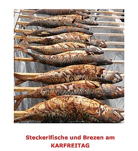 Banner Steckerlfisch Grillen