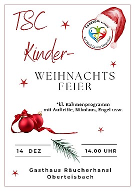Banner TSC Kinder-Weihnachtsfeier