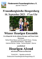 Logo Heurigen Abend, Wiener Lieder und drum herum