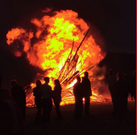 Banner Sonnwendfeuer FF Winsing