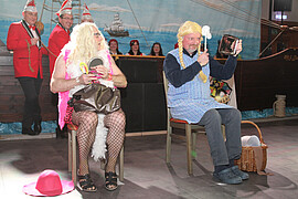 Banner Frauensitzung der FG Schöllonia