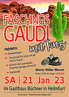 Logo Faschingsgaudi mit Tanz