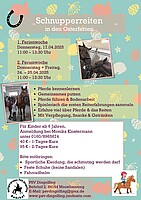 Logo Schnupperreiten Osterferien - 24./25.04.25