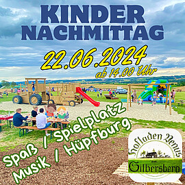 Banner Kindernachmittag am Hofladen Venus