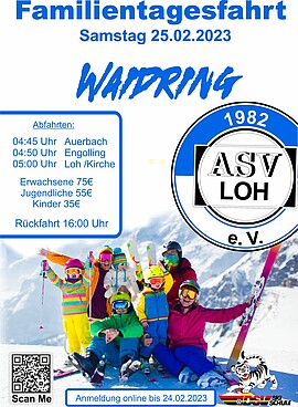 Banner Skitagesfahrt Waidring
