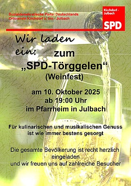 Banner SPD-Törggelen 2025
