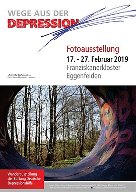 Banner Fotoausstellung "Wege aus der Depression"