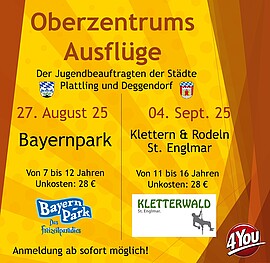 Banner Oberzentrumsausflug Klettern und Rodeln