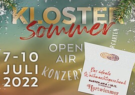 Banner Karten-Vorverkauf für KLOSTERSOMMER 2022 