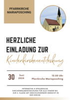 Logo Kinderkirchenentdeckung in der Pfarrkirche Mariaposching