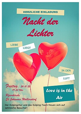 Banner Entfällt: NACHT DER LICHTER -Love is in the air-