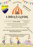 Logo Kinderfasching im Sonnenwaldstadion