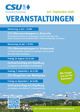 Banner Grillnachmittag mit Hüpfburg 