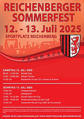 Banner Reichenberger Sommerfest